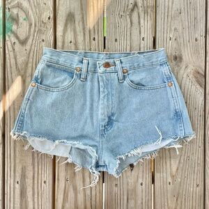 Antique Wash Distressed Wrangler Denim
